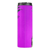 Bouteilles Isothermes Fruit ropical d'ananas néon chaux violet hawaïen (Dos)