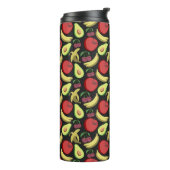 Bouteilles Isothermes Fruit seamless pattern | colorful tropical fruit (Tourné sur la gauche)