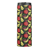 Bouteilles Isothermes Fruit seamless pattern | colorful tropical fruit (Dos)