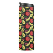 Bouteilles Isothermes Fruit seamless pattern | colorful tropical fruit (Tourné sur la droite)
