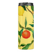 Bouteilles Isothermes Fruits d'agrumes, motif d'aquarelle vibrante. (Dos)