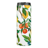 Bouteilles Isothermes Fruits d'agrumes, motif d'aquarelle vibrante. (Dos)