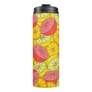 Bouteilles Isothermes Fruits d'agrumes Motif transparent
