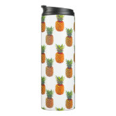 Bouteilles Isothermes Fruits d'ananas sur blanc (Tourné sur la droite)