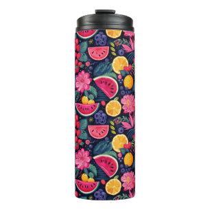 Bouteilles Isothermes Fruits et fleurs tropicaux