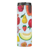 Bouteilles Isothermes Fruits Exotiques : Imprimé tendance sans couture. (Dos)