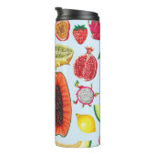 Bouteilles Isothermes Fruits Exotiques : Imprimé tendance sans couture. (Tourné sur la droite)