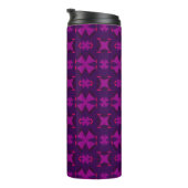 Bouteilles Isothermes Fuchsia Geotech: A Vibrant Abstract Geometric Text (Tourné sur la droite)