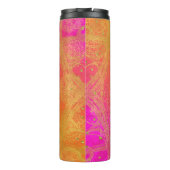 Bouteilles Isothermes Fuchsia Pink Orange & Gold Indian Mandala Glam (Dos)