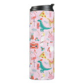 Bouteilles Isothermes Fun de Noël : Animal Motif sans Seamless. (Tourné sur la gauche)