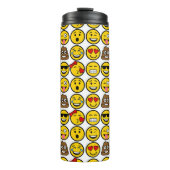 Bouteilles Isothermes Fun Emoji Motif Emotion Face (Devant)