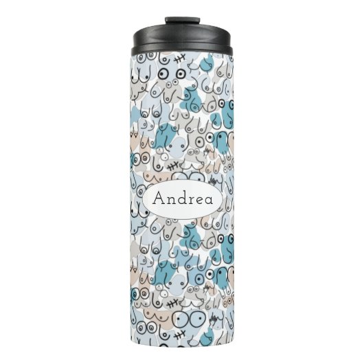 Bouteilles Isothermes Fun humour maman bleue (Devant)