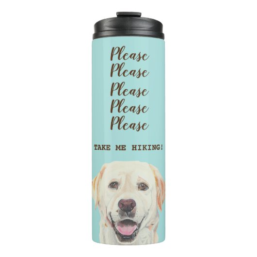 Bouteilles Isothermes Fun Labrador Retriever Thermal Tumbler (Devant)