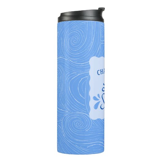 Bouteilles Isothermes Fun Personnalisé "Dernier Splash" Bachelorette Par (Tourné sur la gauche)