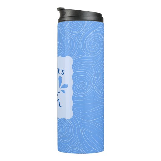 Bouteilles Isothermes Fun Personnalisé "Dernier Splash" Bachelorette Par (Tourné sur la droite)