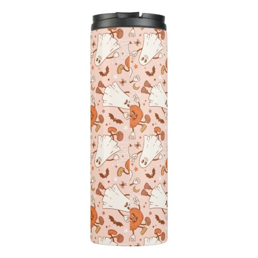 Bouteilles Isothermes Fun Retro Ghost & Jack-O-Lantern Motif (Dos)