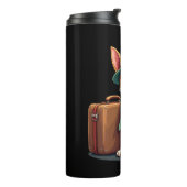 Bouteilles Isothermes Fun Travellers Chien avec sac Graphic pour valise  (Tourné sur la gauche)