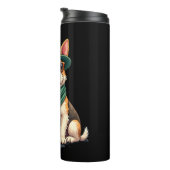Bouteilles Isothermes Fun Travellers Chien avec sac Graphic pour valise  (Tourné sur la droite)