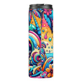 Bouteilles Isothermes Fun Whimsic Psychedelic Voilier (Dos)