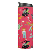 Bouteilles Isothermes Fun Wizard of Oz on red children's design (Tourné sur la droite)