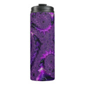 Bouteilles Isothermes Funky Bold Boho Purple Digital Abstrait Fractal (Devant)