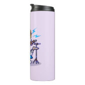 Bouteilles Isothermes Funky Rockstar Cat - Musique Cool Lover Kitty (Tourné sur la droite)