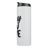 Bouteilles Isothermes Funny Animal Stay Pawsitive Typography (Tourné sur la droite)