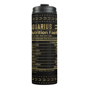 Bouteilles Isothermes Funny Aquarius Nutrition Facts