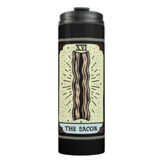 Bouteilles Isothermes Funny Bacon Tarot Card