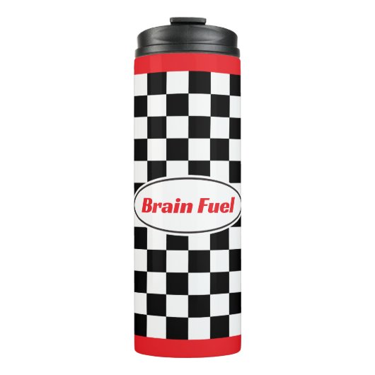 Bouteilles Isothermes Funny Checkered Flag Racing Travel Mug Gift (Devant)