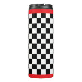 Bouteilles Isothermes Funny Checkered Flag Racing Travel Mug Gift (Dos)