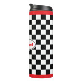 Bouteilles Isothermes Funny Checkered Flag Racing Travel Mug Gift (Tourné sur la droite)