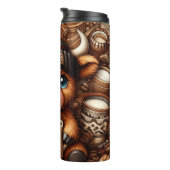 Bouteilles Isothermes Funny Coffee Lover Cow  (Tourné sur la droite)