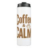 Bouteilles Isothermes Funny Coffee Lover's Zen Quote (Devant)