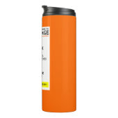 Bouteilles Isothermes Funny Étiquette de prescription (Tourné sur la droite)