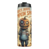 Bouteilles Isothermes Funny Halloween Pumpkin Spice Thermal Tumbler (Devant)