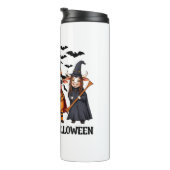 Bouteilles Isothermes Funny Highland Cow Moo-d pour Halloween (Tourné sur la droite)