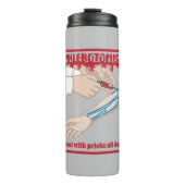 Bouteilles Isothermes Funny Phlebotomist Je m'occupe de Pricks (Devant)