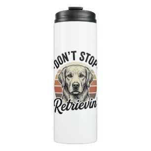 Bouteilles Isothermes Funny Retriever Chien Gravure Vintage Graphique Te