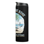 Bouteilles Isothermes Funny Skeleton Beach Vibes - Chillin’ to the Bone (Tourné sur la droite)