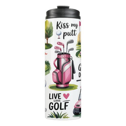 Bouteilles Isothermes Funny Women's Golf (Devant)