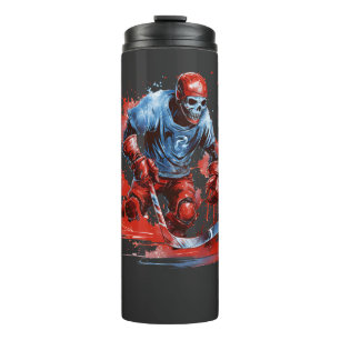 Bouteilles Isothermes Furie congelée : Hockey sur glace Squelette Tee