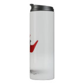 Bouteilles Isothermes Fusée métallique percée 3D (Tourné sur la droite)