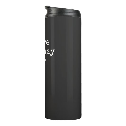 Bouteilles Isothermes Futur Broadway Star Inspirant Actor Design noir (Tourné sur la droite)