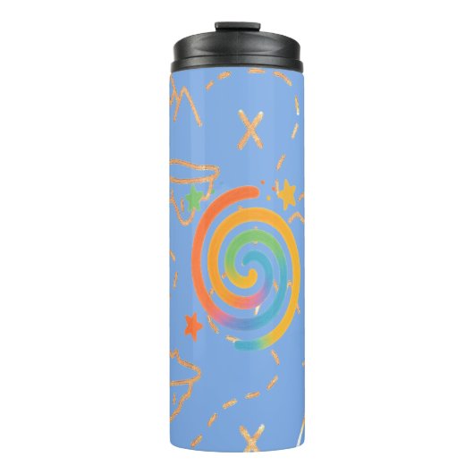 Bouteilles Isothermes Galaxie spirale arc-en-ciel (Devant)