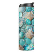 Bouteilles Isothermes Galerie Turquoise de chemise de sirène échelles Im (Tourné sur la gauche)