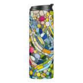 Bouteilles Isothermes Galets colorés Art Mosaïque (Tourné sur la gauche)