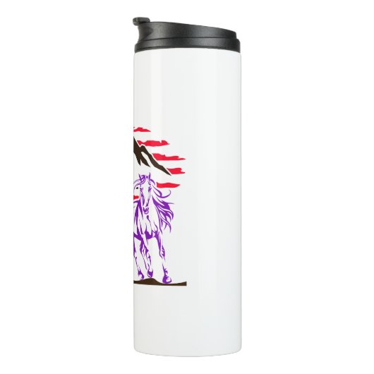 Bouteilles Isothermes Galloping Wild Mountain Horse (Tourné sur la droite)