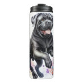 Bouteilles Isothermes Galop floral doux de Bullmastiff (Devant)