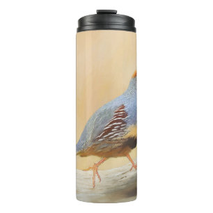 Bouteilles Isothermes Gambrel's Quail Painting Original Bird Art